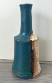 Steengoed flesje crème blauw