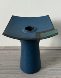 Cor Unum kandelaar blauw groen