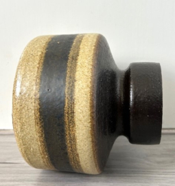 Zaalberg vaas lichtgeel bruin