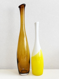Siem van der Marel Iris fles ambergeel