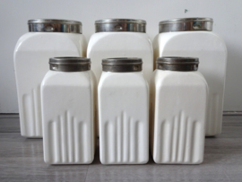 Art Deco set voorraadpotten large