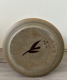 Studio keramiek vaas rozerood