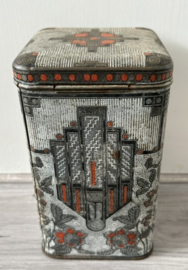 Set Art Deco blikken J. Bekkers & Zoon