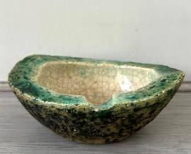 Pieter Groeneveldt asbakje crème turquoise