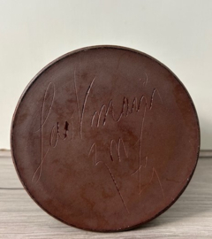 Studio keramiek vaas groen paars