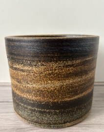 Mobach bloempot bruin