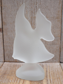 Christinenhütte Schott-Zwiesel sculptuur maanvis