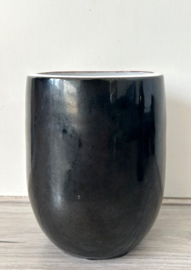 Ravelli vaas zwart-wit