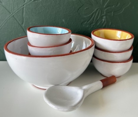 Pindastel wit pastel kleuren