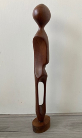 Sculptuur houtsnijwerk abstract
