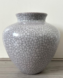 Karlsruhe Majolika craquelé vaas