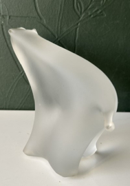Zweedse sculptuur glas ijsbeer