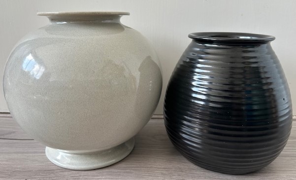 ADCO 1014 ribbelvaas zwart