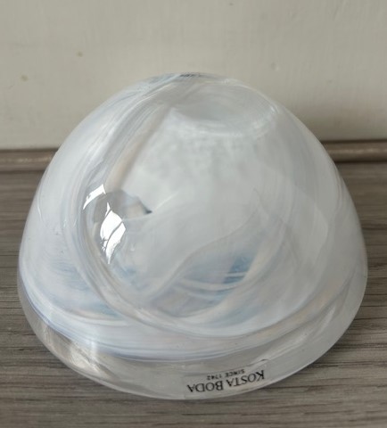 Kosta Boda Atoll waxinehouder wit