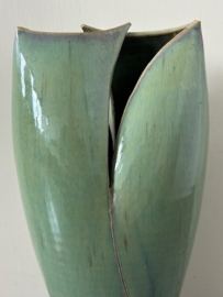 JED Keramiek hoge vaas groen