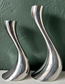 Georg Jensen set Cobra kandelaars 20 cm