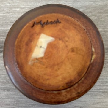 Mobach miniatuur vaasje bruin