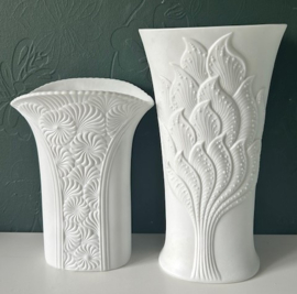 Kaiser Op-art vaas porselein floraal decor