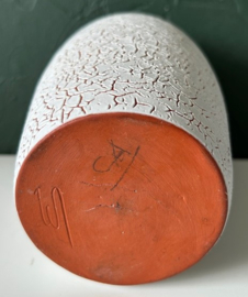 Vaas keramiek wit craquelé