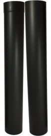EW/Ø150mm Paspijp 105-195cm (zonder verjonging) Kleur: zwart #DUN600011