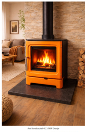 Ami houtkachel 4E 3.7kW Oranje