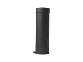 2 MM enkelwandige Ø 150 mm kachelpaspijp 50 cm - antraciet/grijs