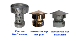 Blokhutknaller: Complete set 150/200 mm schuin dak bitumen doorvoer