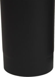 EW/Ø150mm Kachelpaspijp 105 - 195cm (met verjonging) Kleur: Zwart