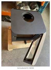 Ami houtkachel 4E 3.7kW Wit