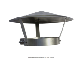 Regenkap gegalvaniseerd Ø 190 - 200mm