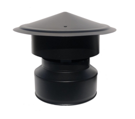 ISOTUBE Plus Twist Lock DW150|200  valwindkap - zwart