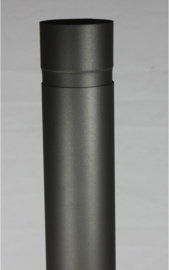 EW/Ø150mm Kachelpaspijp 105 - 195cm (met verjonging) Kleur: Zwart