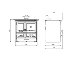 La Nordica Rosa L 5.0 Steel 9,5 kW