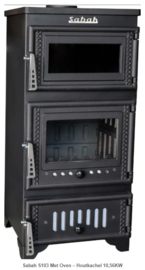 Sabah S103 Met Oven – Houtkachel 10,56KW