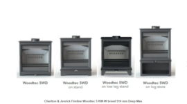 Charlton & Jenrick Fireline Woodtec 5 KW-W breed 514 mm Deep Max