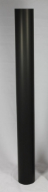 EW/Ø150mm Kachelpijp 100cm zonder verjonging Kleur: zwart #DUN600105