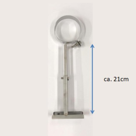 EW-080 Verstelbaar muurbeugel lang rvs