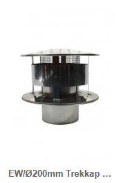 EW/Ø200mm Trekkap + gaas