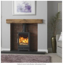 Charlton & Jenrick Fireline Woodtec 5 kW standaard 414 mm