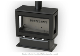 Charlton & Jenrick Purevision LPV8 houtkachel op voetstuk