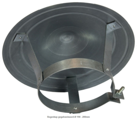 Regenkap gegalvaniseerd Ø 190 - 200mm