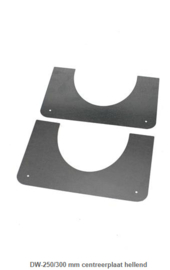 DW-250/300 mm centreerplaat hellend