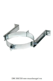 DW-300/350 mm muurbeugel rvs