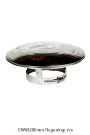 EW/Ø200mm Regenkap rvs