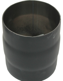 2 MM Ø 120 mm kachelpijp spie-spie (M/M) - Antraciet