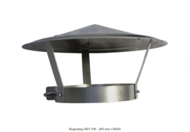 Regenkap RVS 190 - 200 mm CKA69