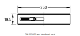 DW-300/350 mm klemband smal