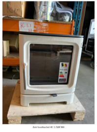 Ami houtkachel 4E 3.7kW Wit