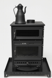 S107/3D Sabah Open Haard Met Oven – Drie-Raams Haard