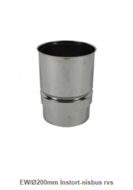 EW/Ø200mm Instort-nisbus rvs